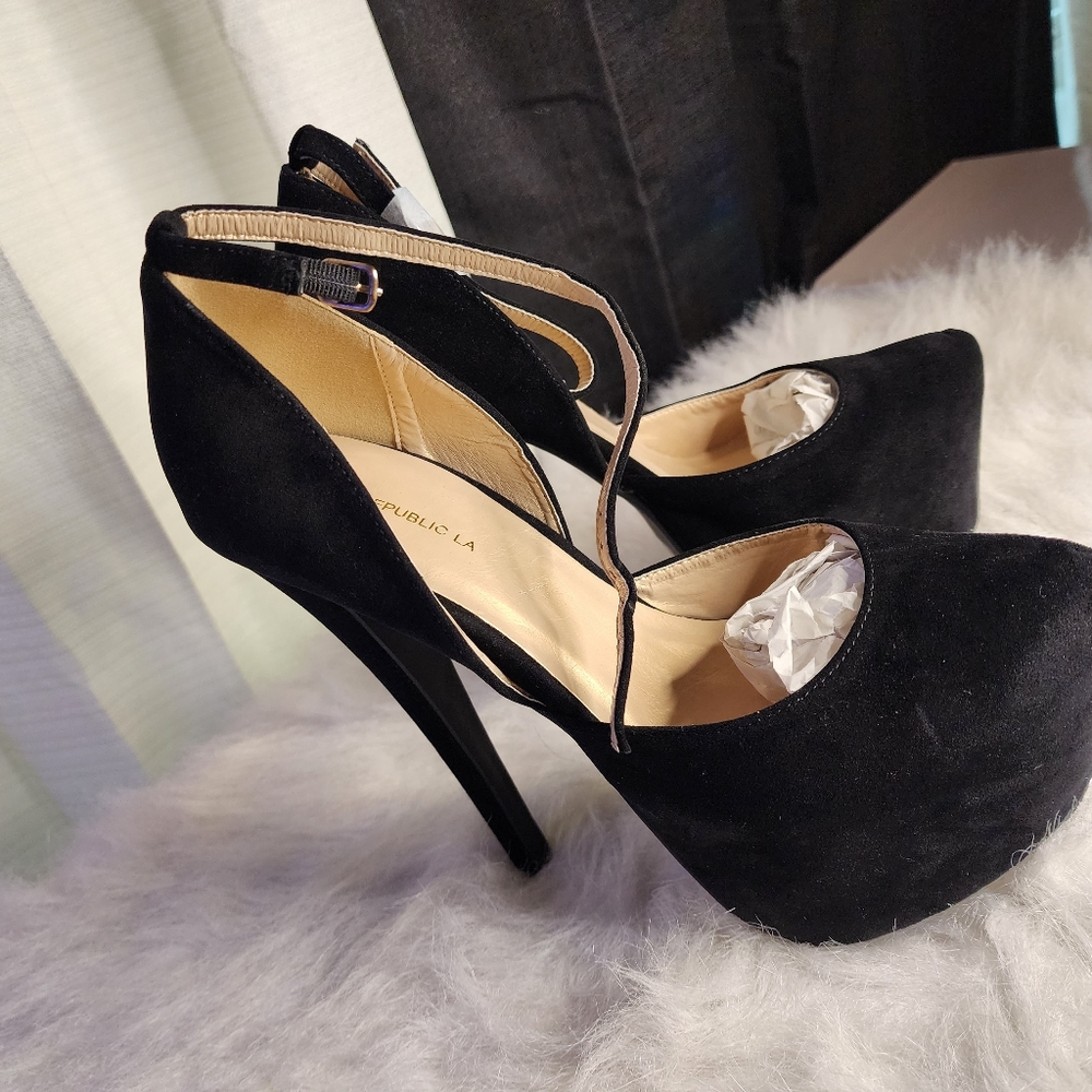 Sexy black high heels